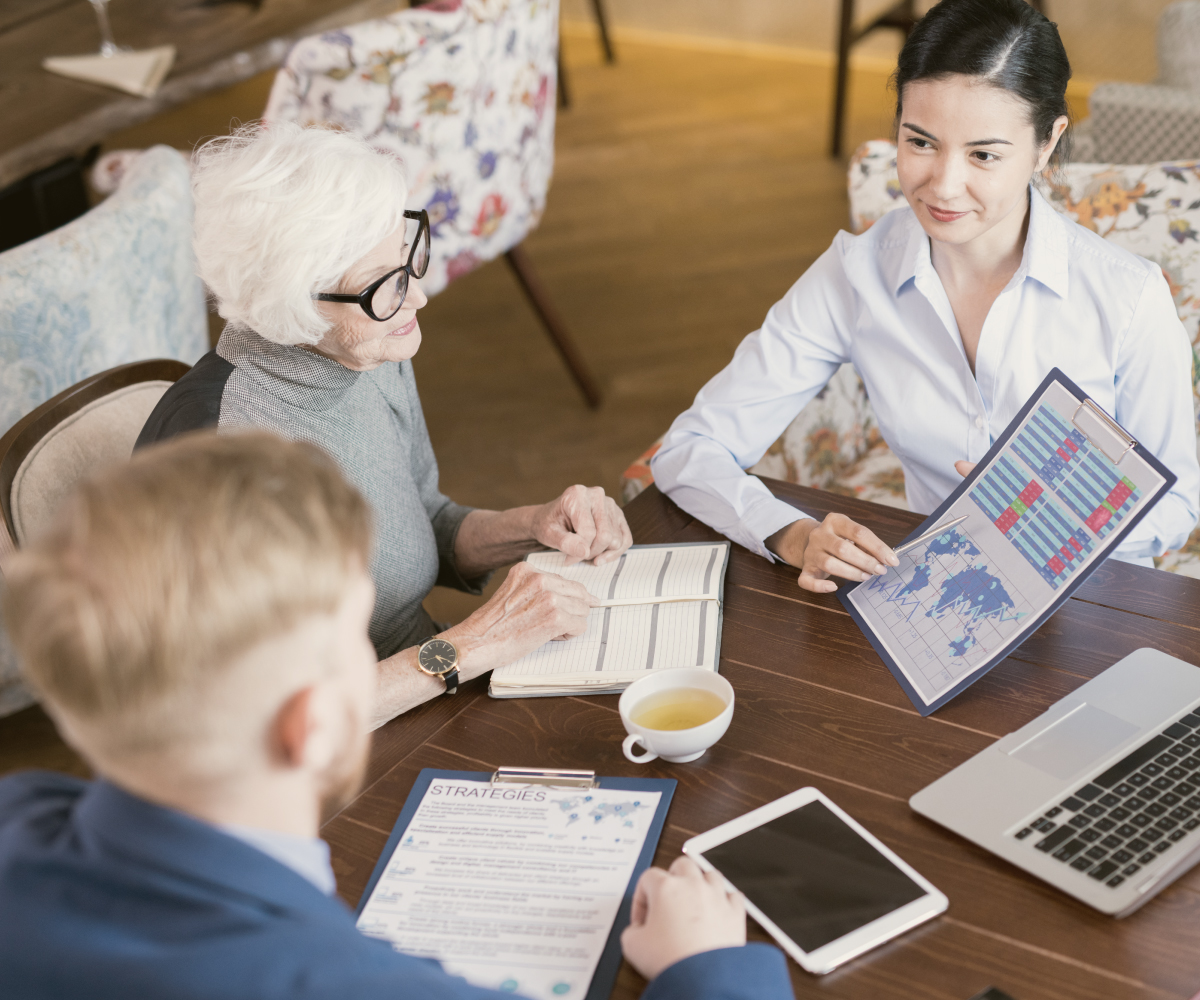 Financial Consultation With A Client